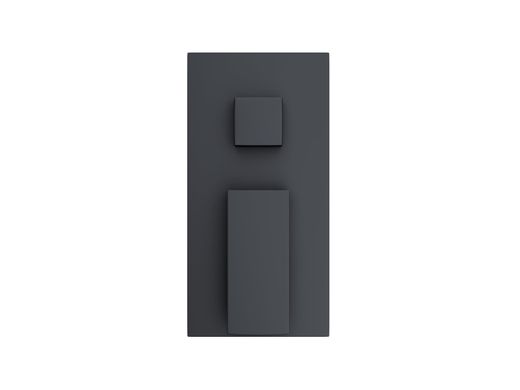 Душова система прихованого монтажу Corsan Adour black + BOX Z01MBL, Чорний матовий