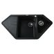 Гранітна мийка Globus Lux Garda чорний металiк 1000x500 мм А0001, Чорний