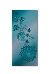 Металлокерамический дизайн-обогреватель UDEN-700 "Голубой лотос", Цветной