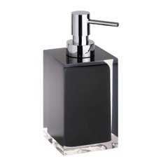 Дозатор для жидкого мыла Bemeta Vista черный 120109016-100, Черный матовый
