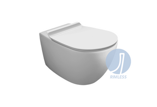 Унітаз підвісний Simas Vignoni Rimless VI18 з кришкою soft-close VI18-F85-VI004, Білий