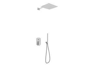 Душова система Kohlman Foxal 30 chrome + BOX прихованого монтажу QW210FQ30, Хром