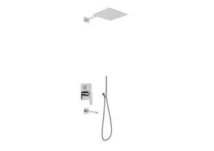 Душева система Kohlman Experience 25 chrome + BOX прихованого монтажу QW211EQ25, Хром