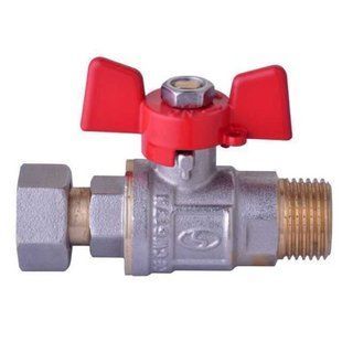 Кран шаровый прямой с накидной гайкой Solomon 1/2&Prime; НВ PN40 160406