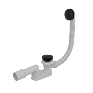 Сифон для ванны полуавтомат Alcaplast A507BLACK
