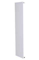 Вертикальный дизайнерский радиатор отопления Arttidesign Terni 6/1500 белый матовый, Белый матовый
