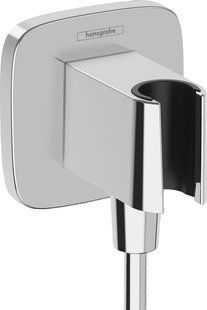 Шланговое подсоединение Hansgrohe FixFit Porter Q с держателем хром 26887000, Хром