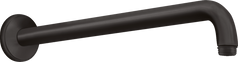 Кронштейн для верхнего душа Hansgrohe 389 мм Matt Black 27413670, Черный матовый