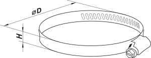 Хомут Vents Х 125 Ц 125 мм стальной 0000228443
