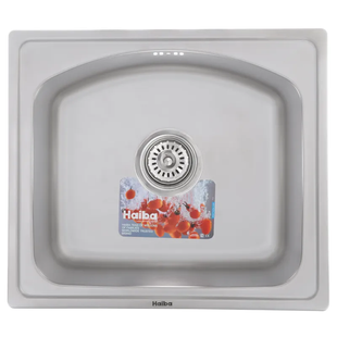 Кухонная мойка Haiba 48x42 satin HB0531, Нержавеющая сталь