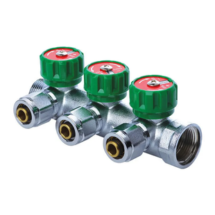Коллектор вентильный с фитингом Koer KR.1121-3 3/4&rdquo;x3 ways KR2651
