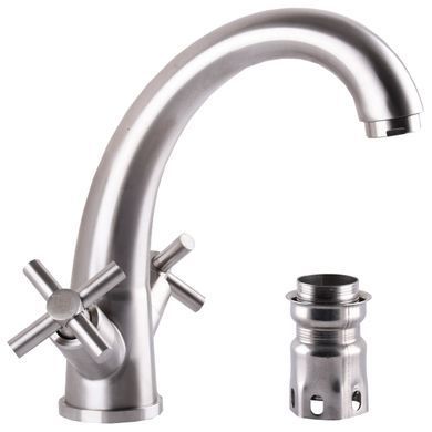 Смеситель для умывальника Globus Lux Dukat SD4-401 000024963, Нержавеющая сталь