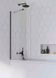 Шторка для ванни Radaway Idea Black PNJ 90 см скло прозоре 10001090-54-01