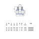 Трійник PPR Ekoplastik 32 мм ВВ 1/2" STKI03220X
