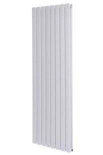 Вертикальный дизайнерский радиатор отопления Arttidesign Livorno II 8/1800/544/50 белый матовый, Белый матовый