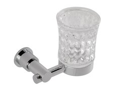 Склянка для зубних щіток Kugu Eva 106, Хром