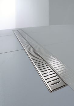 Решетка для трапа ACO ShowerDrain C-line 408557 волна, 685 мм