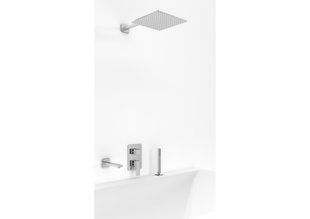 Душова система Kohlman Excelent 20 chrome + BOX прихованого монтажу QW211HQ20-007, Хром