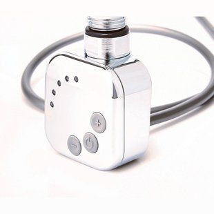 Електричний тен HeatQ HEC 300 Вт з кабелем колір хром (H300.CR.SC), Хром
