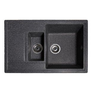 Кухонная мойка Romzha Jorum 78D Grafit RO43342, Графит