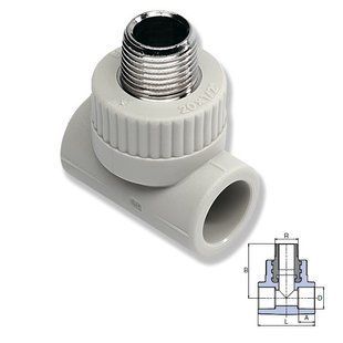 Трійник Ekoplastik 25x3/4" ЗЗ STKE02525X