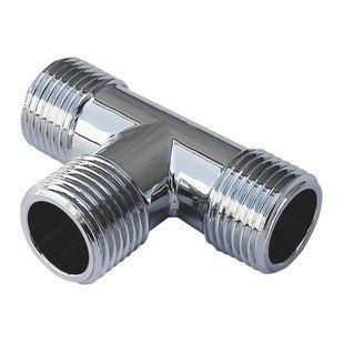 Тройник Solomon 1/2&Prime; ННН хром 8202