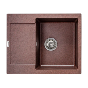 Кухонная мойка Zerix ZS-6250S-12 коричневая ZX4592, Коричневый