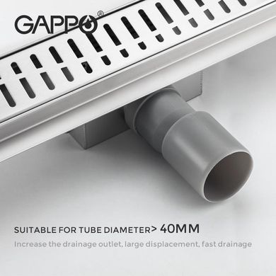 Душевой канал Gappo G85007-3, 70х500 мм, нержавеющая сталь