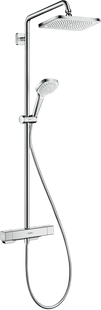 Душова система Hansgrohe Croma E Showerpipe 280 1jet EcoSmart з термостатом 27660000, Хром