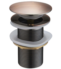 Донный клапан Mexen click-clack Copper без перелива MEX-79910-45, Бронза