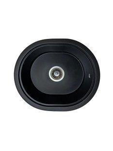 Кухонная мойка Adamant Circum 500x425x180 чёрный 622223, Черный