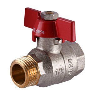 Кран шаровый прямой Solomon 1/2&Prime; НВ КБ PN30 B1015