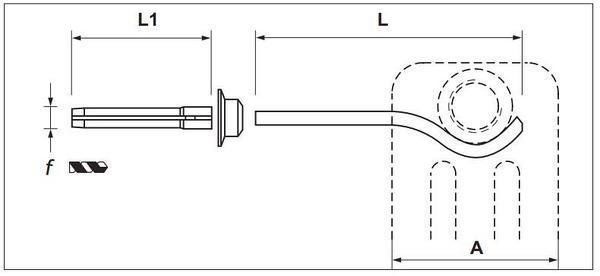 Настенный кронштейн для 5-6ти трубчатого радиатора Cordivari Ardesia 5991990310381, Белый