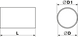 Вентиляційний канал Vents 4005 круглий 200x500 мм білий 0000225108