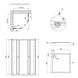 Набір: Qtap душова кабіна Presto CRM1088SP5 Pear 1970x800x800 мм + піддон Tern 308812C 80x80x12 см з сифоном, Хром, Універсальна, матовий