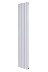 Вертикальный дизайнерский радиатор отопления Arttidesign Rimini II 6/1800 белый матовый, Белый матовый