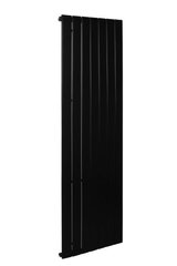 Дизайнерский радиатор вертикальный Betatherm Terra 1 H-1800 мм, L-501 мм с нижним подключением TV1 180-049 9005М 99, Черный матовый