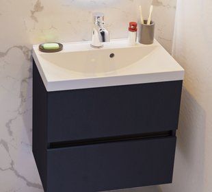 Тумба с умывальником Fancy Marble ШН-Rodos 600 Б Do, Белый
