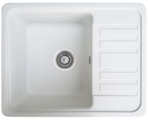 Кухонна мийка Romzha Regula 57 Biela RO44616, Білий