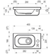 Умывальник Ravak Chrome R 40x22 XJGP1100000, Белый