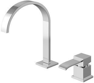 Змішувач для умивальника Kohlman Axis chrome QB205N, Хром