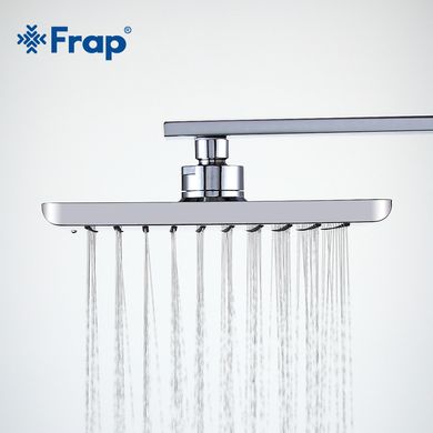 Тропический душ Frap F001-20, хром, 200х200 мм, Хром