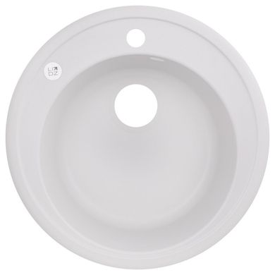 Кухонна мийка Lidz D510/200 WHI-01 (LIDZWHI01D510200), Білий