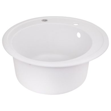 Кухонна мийка Lidz D510/200 WHI-01 (LIDZWHI01D510200), Білий
