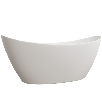 Ванна отдельностоящая матовая Amidicon Capri 170x77 из литого камня CAPRI_170_MAT, Белый матовый