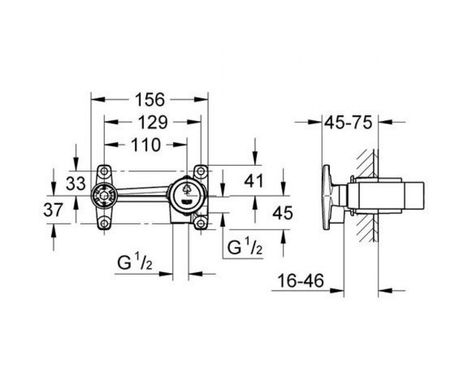 Встраиваемый механизм Grohe Veris F-Digital Veris 32635000