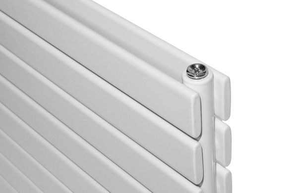 Горизонтальный дизайнерский радиатор отопления Arttidesign Livorno II G 8/600 белый матовый, Белый матовый