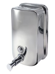 Дозатор для жидкого мыла настенный хром 800мл Frap F402 1/40, Хром