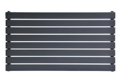 Горизонтальний дизайнерський радіатор опалення Arttidesign Livorno II G 8/600 сірий матовий, Сірий