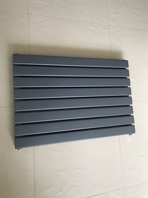 Горизонтальный дизайнерский радиатор отопления Arttidesign Livorno II G 8/600 серый матовый, Серый
